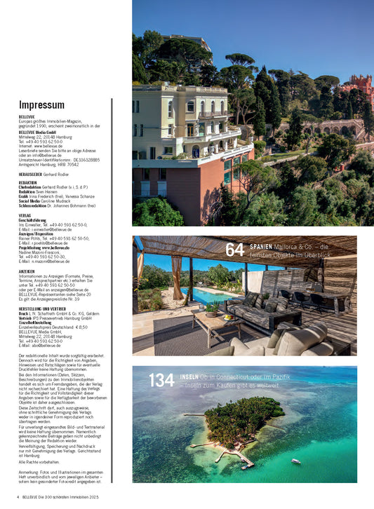 BELLEVUE die 300 schönsten Immobilien der Welt