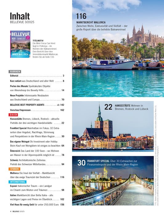 BELLEVUE 03/25 - Frankfurt & Lübeck, Bremen, Rostock