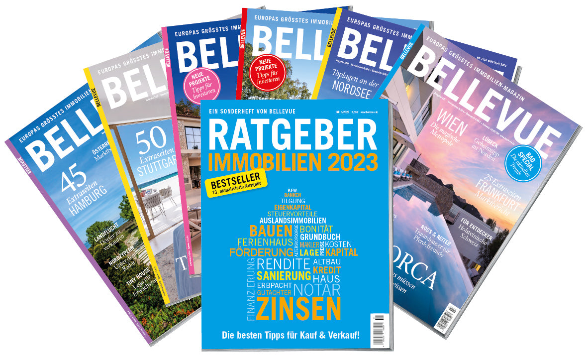 Heft-Fächer BELLEVUE mit Ratgeber Immobilien
